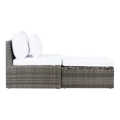 Pramla  4-pc. Patio Lounge Chair and Ottoman Set