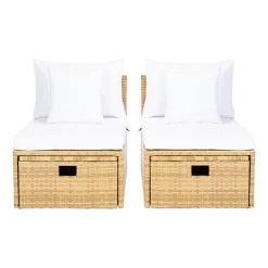 Pramla 4-pc. Patio Lounge Chair and Ottoman Set