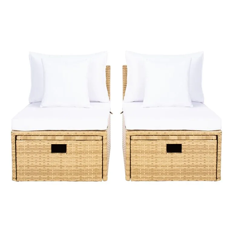 Pramla 4-pc. Patio Lounge Chair and Ottoman Set