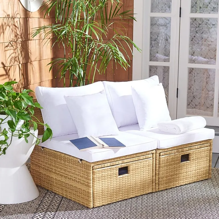 Pramla 4-pc. Patio Lounge Chair and Ottoman Set