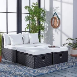 Pramla 4-pc. Patio Lounge Chair and Ottoman Set