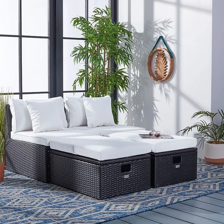 Pramla 4-pc. Patio Lounge Chair and Ottoman Set