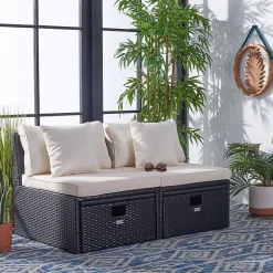 Pramla 4-pc. Patio Lounge Chair and Ottoman Set