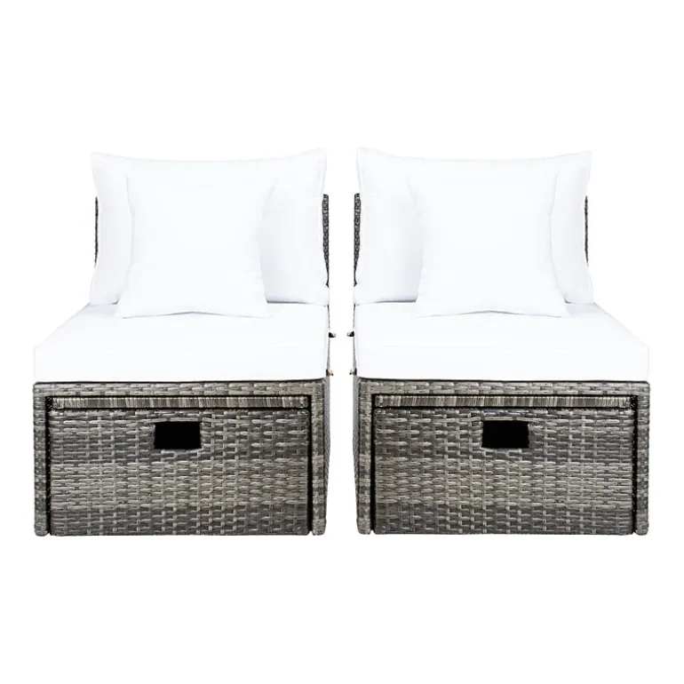 Pramla 4-pc. Patio Lounge Chair and Ottoman Set