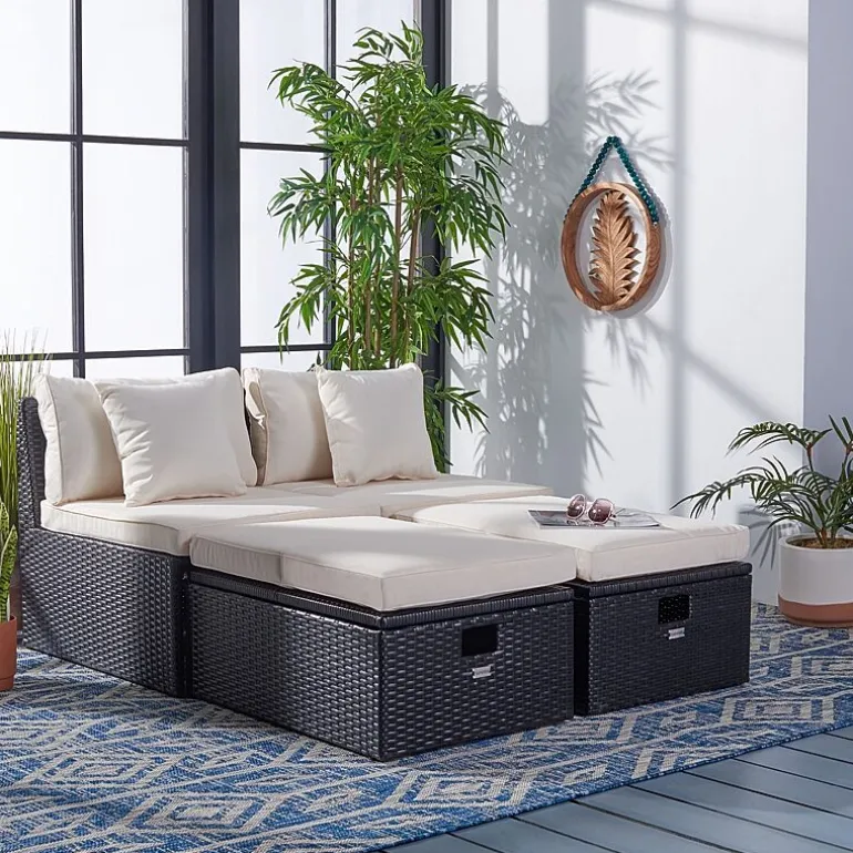 Pramla 4-pc. Patio Lounge Chair and Ottoman Set