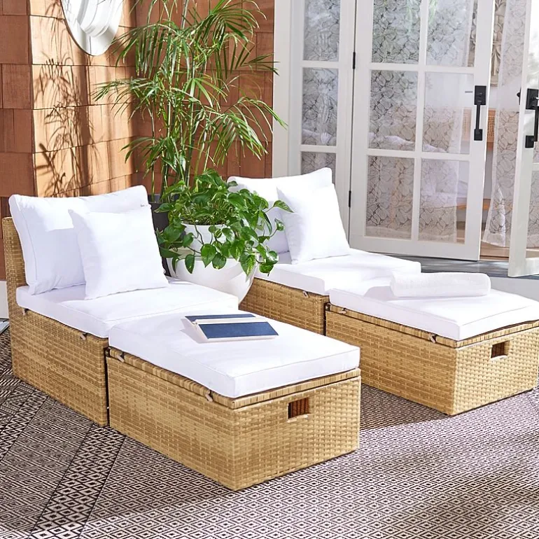 Pramla 4-pc. Patio Lounge Chair and Ottoman Set
