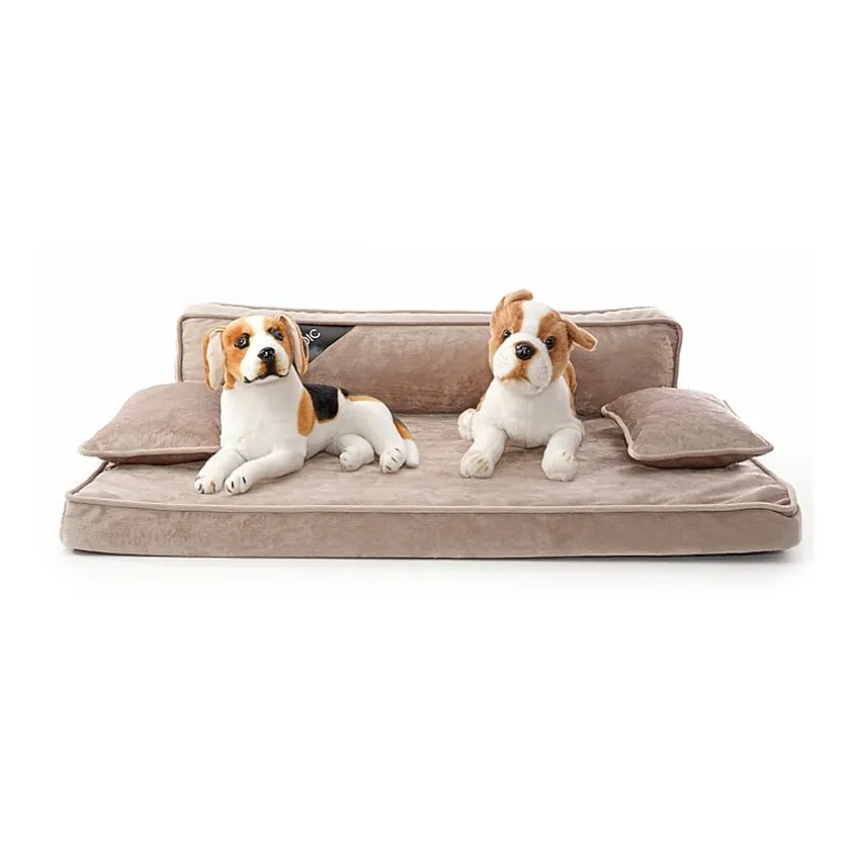 Precious Tails 35" Taupe Orthopedic Pet Bed