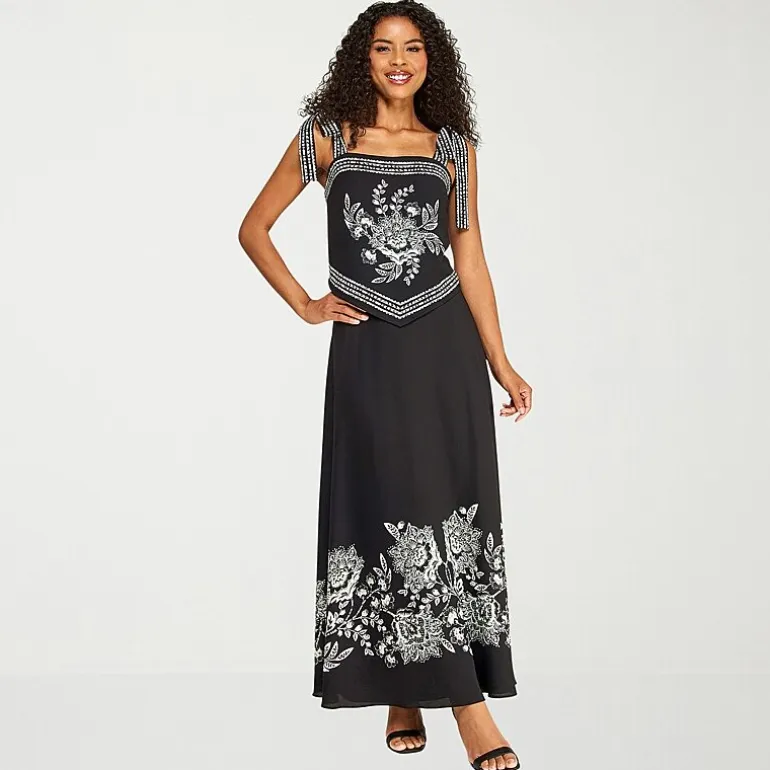 Premier Amour Womens Maxi Skirt