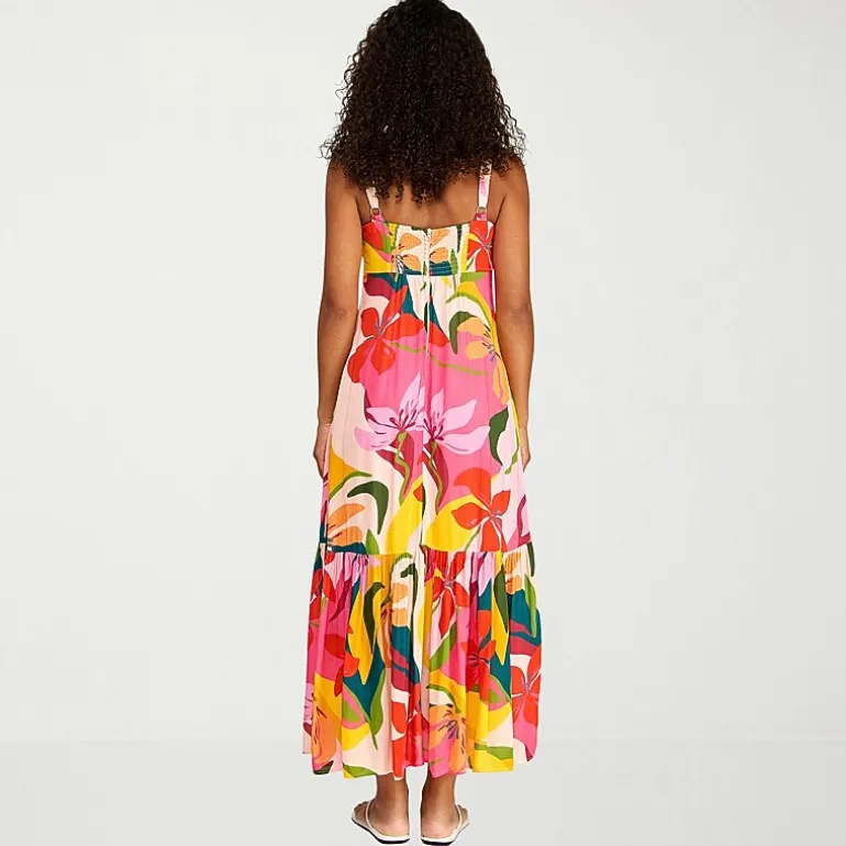 Premier Amour Womens Square Neck Sleeveless Maxi Dress