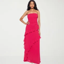 Premier Amour Womens Strapless Fitted Gown