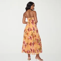 Premier Amour Womens Sweetheart Neck Sleeveless Floral Evening Gown
