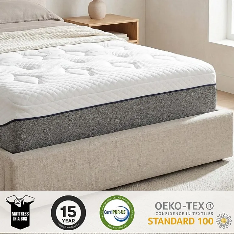 Primo Divine Ultra 13" Medium Gel Memory Foam Tight Top - Mattress in a Box