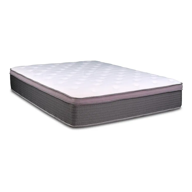 Primo Equilibria Pocket Coil 12" Medium/Firm Hybrid Euro Top - Mattress in a Box