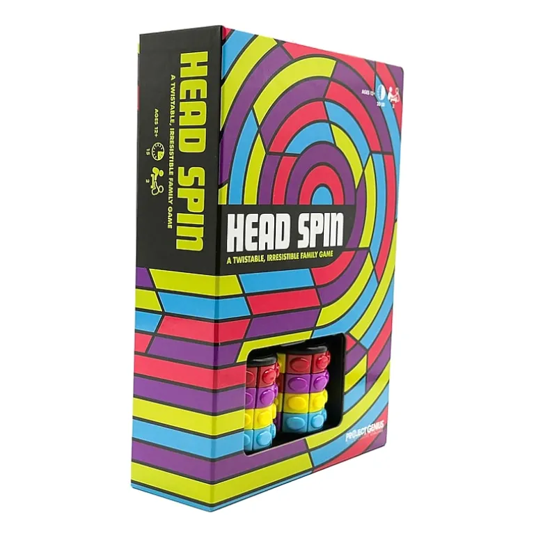 Project Genius Head Spin Fidget-Spinner Game Puzzle