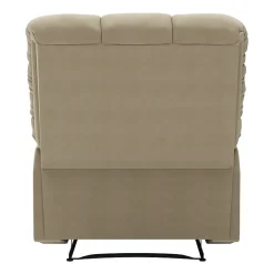 ProLounger Barbera Wall Hugger Biscuit Tufted Recliner in Stain-Resistant Microfiber