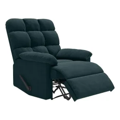 ProLounger Barbera Wall Hugger Biscuit Tufted Recliner in Stain-Resistant Microfiber