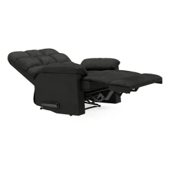 ProLounger Barbera Wall Hugger Biscuit Tufted Recliner in Stain-Resistant Microfiber