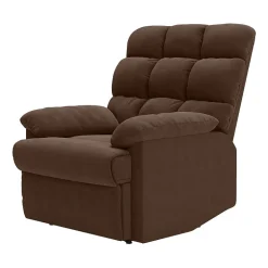 ProLounger Barbera Wall Hugger Biscuit Tufted Recliner in Stain-Resistant Microfiber