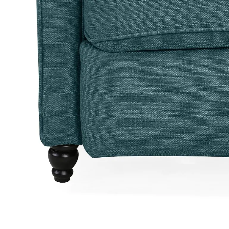 ProLounger Keaton Transitional Roll-Arm Push Back Recliner in Linen