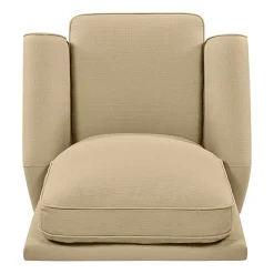 ProLounger Keaton Transitional Roll-Arm Push Back Recliner in Linen