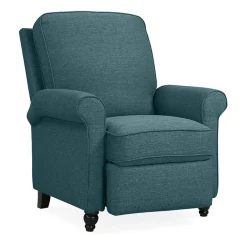 ProLounger Keaton Transitional Roll-Arm Push Back Recliner in Linen