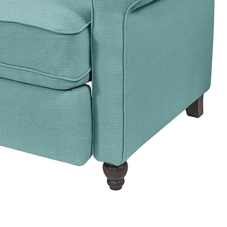 ProLounger Keaton Transitional Roll-Arm Push Back Recliner in Linen
