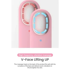 Prospera Red Blue Light Soft Silicone Face And Body Massager