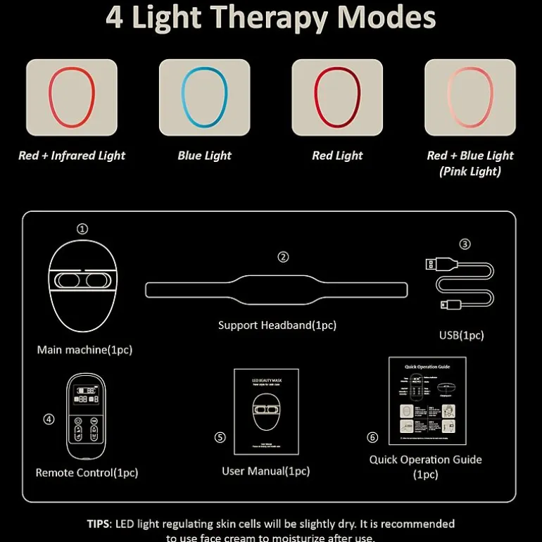 Prospera Ultimate Red Light Therapy Device Bundle Massager