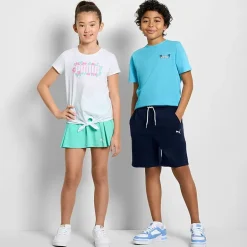 PUMA Big Kid Boys Crew Neck Short Sleeve Regular Fit Graphic T-Shirt