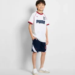 PUMA Big Kid Boys Mid Rise Pull-On Short