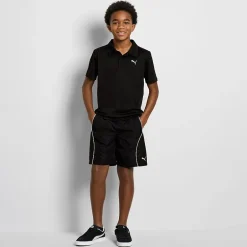 PUMA Big Kid Boys Short Sleeve Classic Fit Polo Shirt