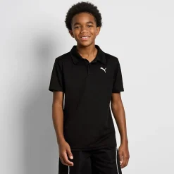 PUMA Big Kid Boys Short Sleeve Classic Fit Polo Shirt