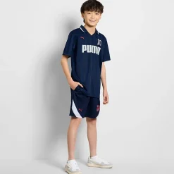 PUMA Big Kid Boys Short Sleeve Regular Fit Polo Shirt