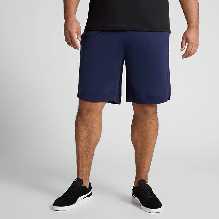 PUMA Mens Big and Tall Mid Rise 10" Basketball Short