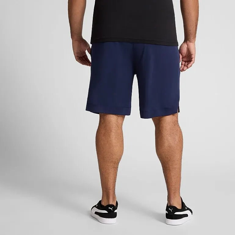 PUMA Mens Big and Tall Mid Rise 10" Basketball Short