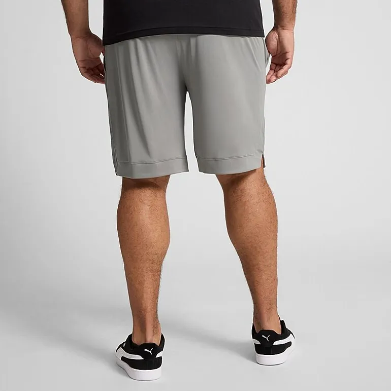 PUMA Mens Big and Tall Mid Rise 10" Basketball Short