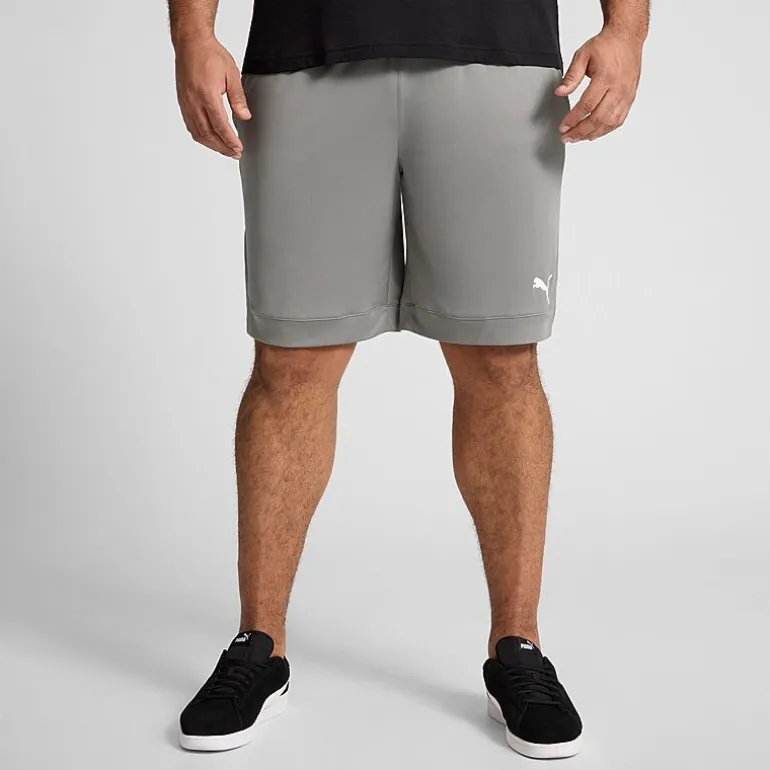 PUMA Mens Big and Tall Mid Rise 10" Basketball Short