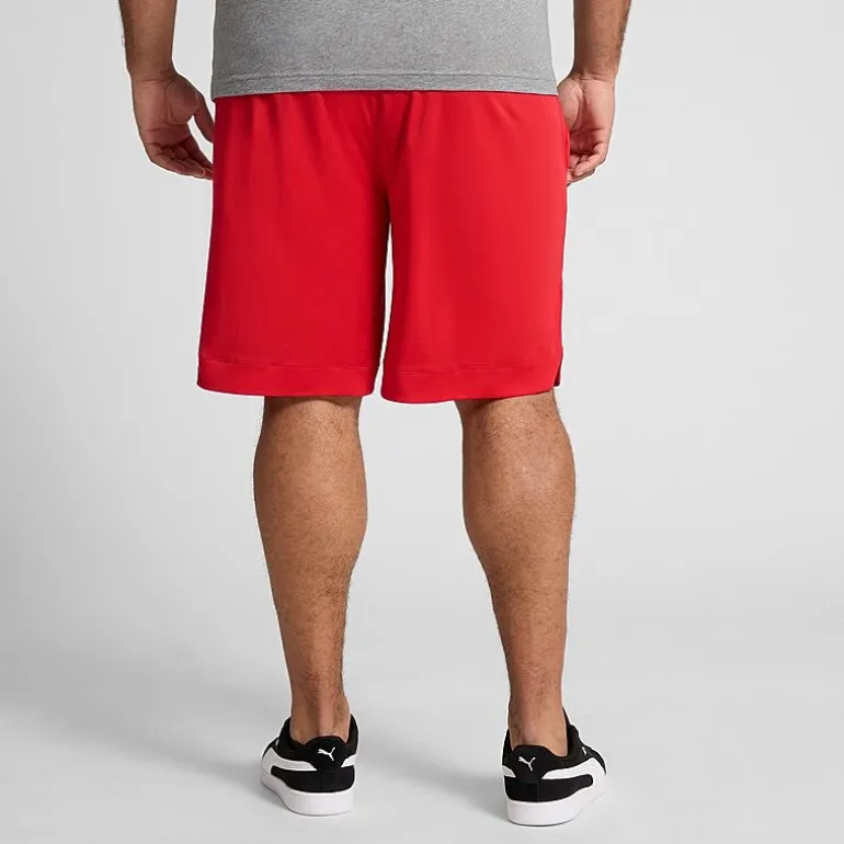 PUMA Mens Big and Tall Mid Rise 10" Basketball Short