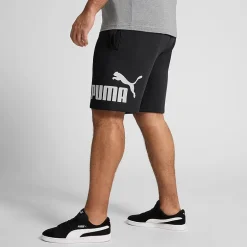PUMA Mens 10" Mid Rise Big and Tall Workout Shorts