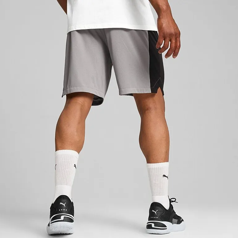 PUMA Mens Moisture Wicking 10" Basketball Short