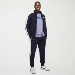 PUMA Mens Straight Mid Rise Regular Fit Big and Tall Track Pant