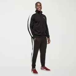 PUMA Mens Straight Mid Rise Regular Fit Big and Tall Track Pant