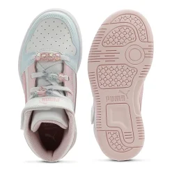 PUMA Rebound Layup Little Kid Girls Basketball Shoes