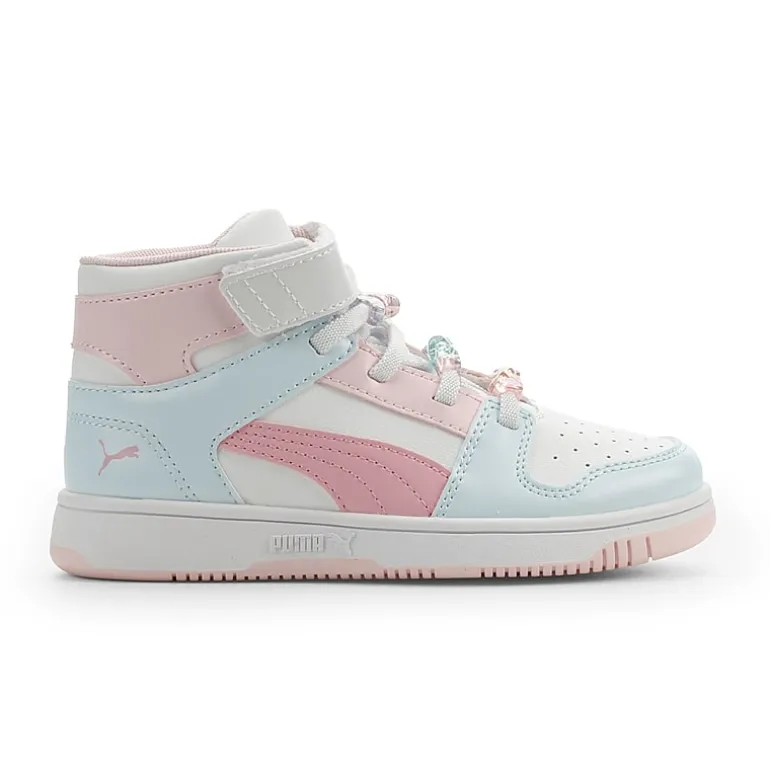 PUMA Rebound Layup Little Kid Girls Basketball Shoes