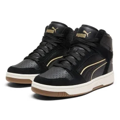 PUMA Rebound Layup Luminous Piping Womens Basketball Shoes