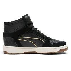 PUMA Rebound Layup Luminous Piping Womens Basketball Shoes