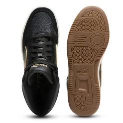 PUMA Rebound Layup Luminous Piping Womens Basketball Shoes