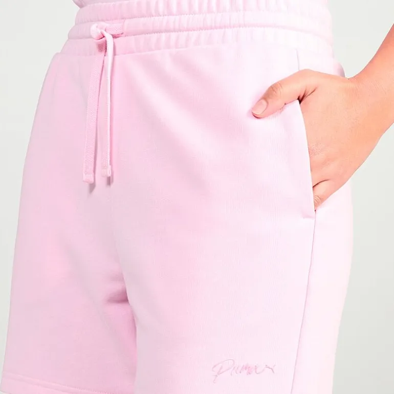 PUMA Womens 5" Adjustable Waist Drawstring Waist Active Pull-On Short