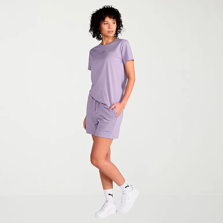 PUMA Womens 5" Adjustable Waist Drawstring Waist Active Pull-On Short