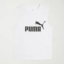 PUMA Womens Crew Neck Sleeveless Active Tank Top